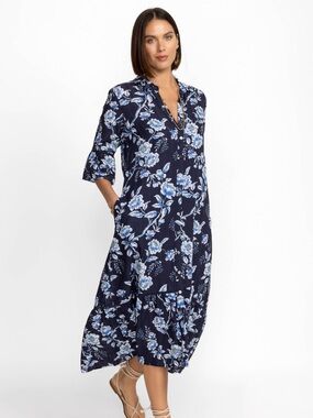 NWT Johnny Was Magnolia Hi Low Midi Dress